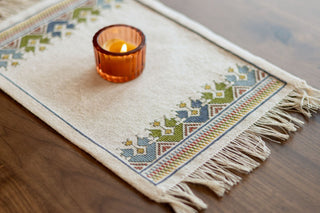 Little Baskets cross stitch folk embroidery kit
