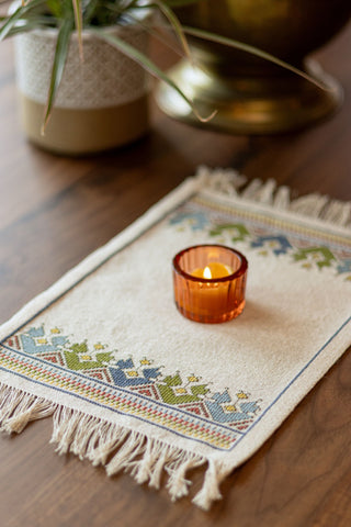 Little Baskets cross stitch folk embroidery kit