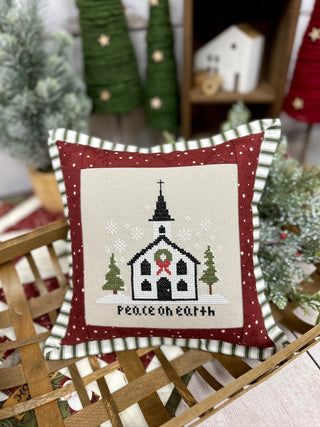 Little White Christmas Cross Stitch Pattern by Primrose Cottage Stitches 