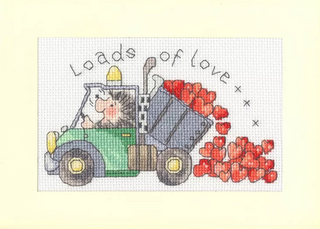 Loads of Love Greeting Card Counted Cross Stitch Kit by Bothy Threads XGC64