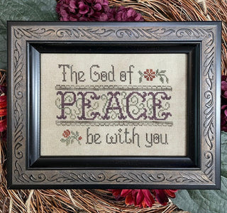 The God of Peace Cross Stitch Pattern by My Big Toe Designs™ - Premium Pattern, Cross Stitch from My Big Toe Designs™ - Just $8! Shop now at Crossed Hearts Needlework & Design