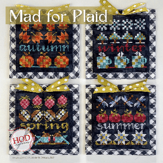 Mad for Plaid Cross Stitch Pattern by Hand On Design - Premium Pattern, Cross Stitch from Hands On Design - Just $14! Shop now at Crossed Hearts Needlework & Design