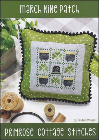 March Nine Patch Cross Stitch Pattern by Primrose Cottage Stitches