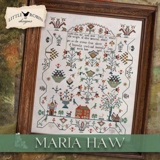 Maria Haw | Cross Stitch Pattern by Little Robin Designs