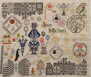 Mary Poppins: Quaker Fantasies Cross Stitch Pattern by AuryTM - Premium Pattern, Cross Stitch from AuryTM - Just $26! Shop now at Crossed Hearts Needlework & Design