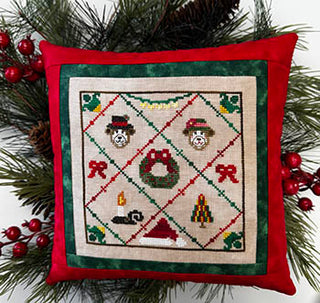 Merry Beary | Cross Stitch Pattern by Blue Moon Designs