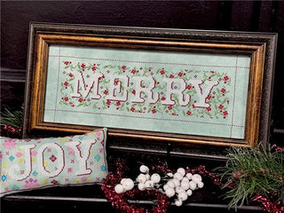 Merry & Joy Cross Stitch Pattern by Jan Hicks Creates!