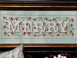 Merry & Joy Cross Stitch Pattern by Jan Hicks Creates!