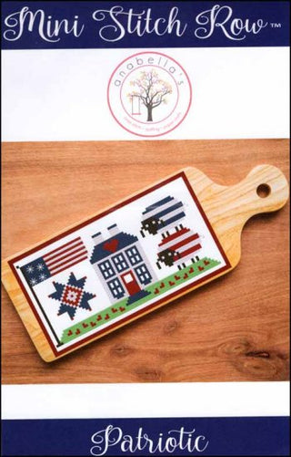 Mini Stitch Rows™: Patriotic Cross Stitch Pattern by Anabella's - Premium Pattern, Cross Stitch from Anabella's - Just $8! Shop now at Crossed Hearts Needlework & Design