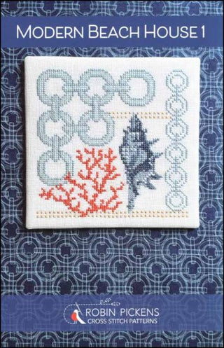 Modern Beach House 1 Cross Stitch Pattern by Robin Pickens