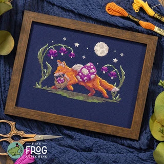 Mushroom Thief | Cross Stitch Pattern by Fine Frog Stitching