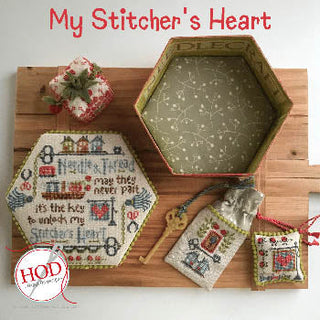 My Stitcher's Heart Cross Stitch Pattern by Hands On Design - Premium Pattern, Cross Stitch from Hands On Design - Just $14! Shop now at Crossed Hearts Needlework & Design