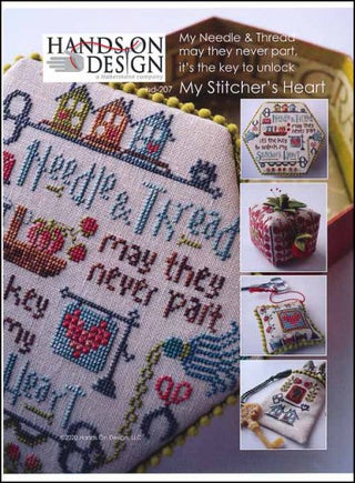 My Stitcher's Heart Cross Stitch Pattern by Hands On Design - Premium Pattern, Cross Stitch from Hands On Design - Just $14! Shop now at Crossed Hearts Needlework & Design