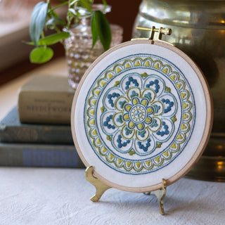 Myra Medallion stick-and-stitch