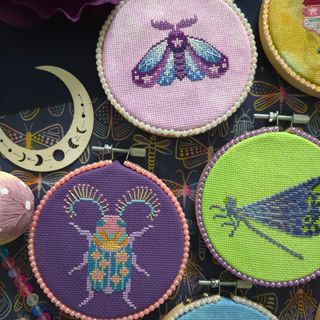 Celestial Bugs Zine | Cross Stitch Pattern by BAD Stitch