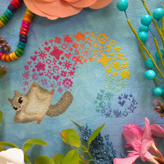 Flying Squirrel | Cross Stitch Pattern by BAD Stitch