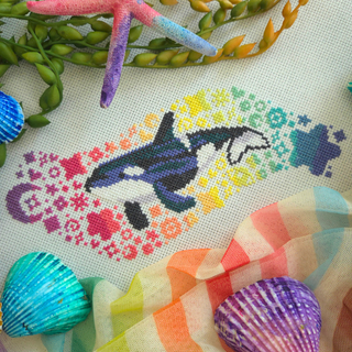 Rainbow Current | Cross Stitch Pattern by BAD Stitch