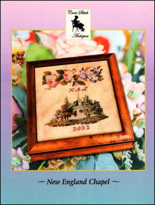 New England Chapel Cross Stitch Pattern by Cross Stitch Antiques - Premium Pattern, Cross Stitch from Cross Stitch Antiques - Just $16! Shop now at Crossed Hearts Needlework & Design