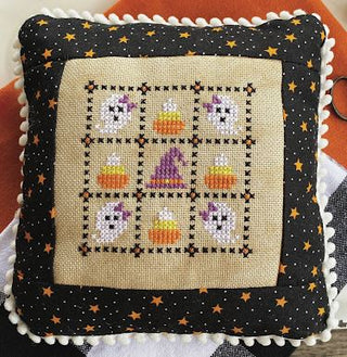 October Nine Patch Cross Stitch Pattern by Primrose Cottage Stitches