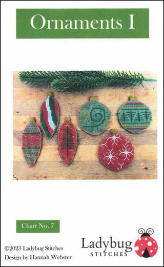Ornaments 1 Cross Stitch Pattern by Ladybug Stitches - Premium Pattern, Cross Stitch from Ladybug Stitches - Just $6! Shop now at Crossed Hearts Needlework & Design