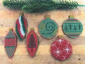 Ornaments 1 Cross Stitch Pattern by Ladybug Stitches - Premium Pattern, Cross Stitch from Ladybug Stitches - Just $6! Shop now at Crossed Hearts Needlework & Design