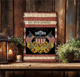 Our Dear Flag Cross Stitch Pattern by Twin Peak Primitives *NEW* - Premium Pattern, Cross Stitch from Twin Peak Primitives - Just $15! Shop now at Crossed Hearts Needlework & Design