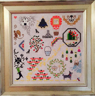 Oz: Quaker Fantasies Cross Stitch Pattern by AuryTM - Premium Pattern, Cross Stitch from AuryTM - Just $20! Shop now at Crossed Hearts Needlework & Design