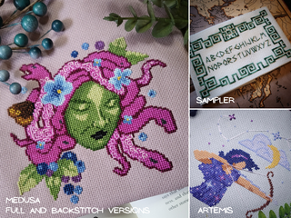 Pantheon | Cross Stitch Pattern by BAD Stitch