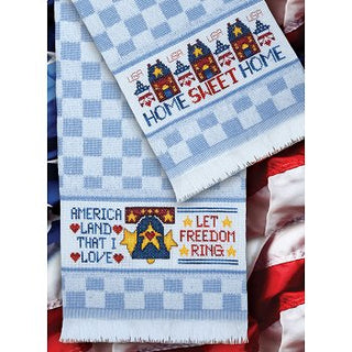 Home Sweet Home and Land That I Love cross stitch pattern from Stoney Creek Cross Stitch Collection Magazine Spring 2026 | Vol. 38 No. 2