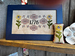 Patriotic Sunflowers | Cross Stitch Pattern by Blue Moon Designs