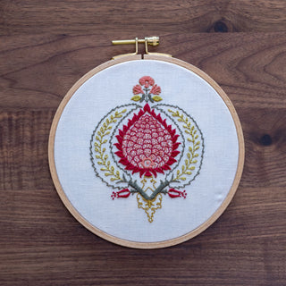 Peloponnesian Pomegranate stick-and-stitch