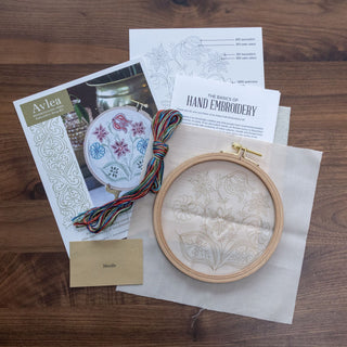 Pennsylvania Posy embroidery hoop kit