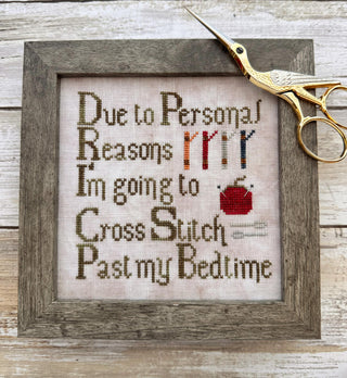 Personal Reasons | Cross Stitch Pattern by Lucy Beam