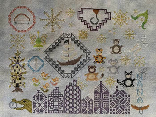 Peter Pan: Quaker Fantasies Cross Stitch Pattern by AuryTM - Premium Pattern, Cross Stitch from AuryTM - Just $20! Shop now at Crossed Hearts Needlework & Design