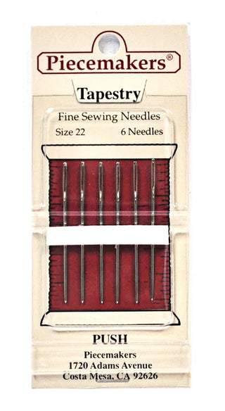 Tapestry Needles (Sizes 22, 24, 26, 28 – 6 per card)