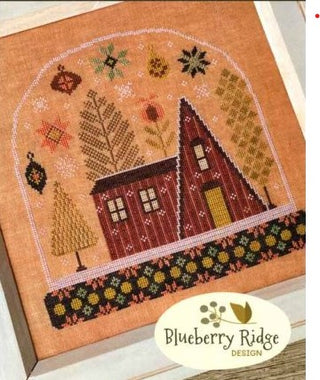 Pinetree Chalet Cross Stitch Pattern by Blueberry Ridge Design - Premium Pattern, Cross Stitch from Blueberry Ridge Design - Just $14! Shop now at Crossed Hearts Needlework & Design
