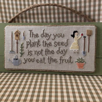 Plant the Seed Cross Stitch Pattern by Sweet Wing Studio