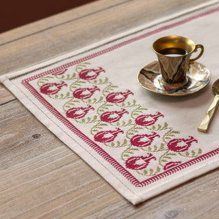 Pomegranate cross stitch folk embroidery kit