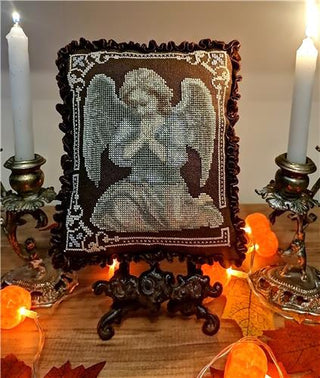 Praying Cross Stitch Pattern by Twin Peak Primitives
