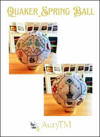 Quaker Spring Ball Cross Stitch Pattern by AuryTM - Premium Pattern, Cross Stitch from AuryTM - Just $25! Shop now at Crossed Hearts Needlework & Design