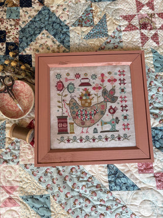 Quilty Bird | Cross Stitch Pattern by Pansy Patch Quilts and Stitchery