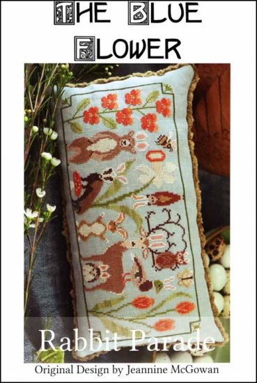 Rabbit Parade Cross Stitch Pattern by The Blue Flower – Crossed Hearts ...