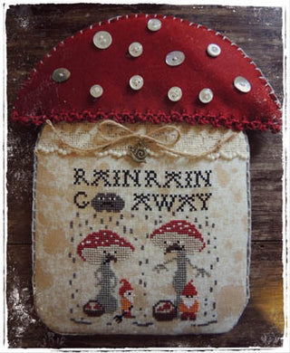 Rain Rain Go Away Cross Stitch Pattern by Fairy Wool in the Wood