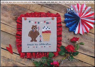 Ready for Celebration & Ready for Ice Cream Cross Stitch Pattern by Madame Chantilly - Premium Pattern, Cross Stitch from Madame Chantilly - Just $14.66! Shop now at Crossed Hearts Needlework & Design