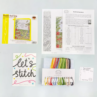 Rewild and Sing Counted Cross Stitch Kit by Bothy Threads XAL17