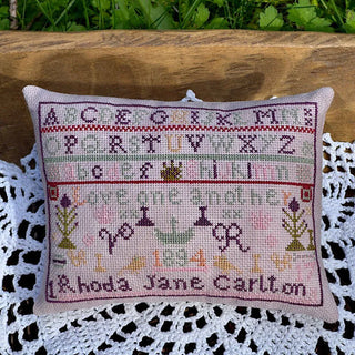 Rhoda Jane Carlton 1894 Cross Stitch Pattern by SamBrie Stitches Designs - Premium Pattern, Cross Stitch from SamBrie Stitches Designs - Just $10! Shop now at Crossed Hearts Needlework & Design