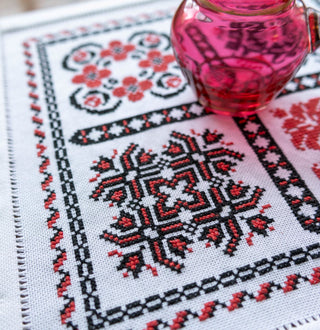 Romanian Sampler cross stitch folk embroidery kit