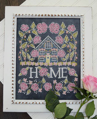 Rose Cottage Cross Stitch Pattern by Hands On Design - Premium Pattern, Cross Stitch from Hands On Design - Just $10! Shop now at Crossed Hearts Needlework & Design