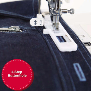 Singer 4423 – presser foot and threading detail