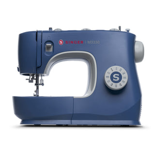 SINGER® M3330 Navy Blue Sewing Machine – front view